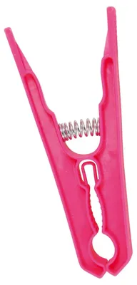 Produktbild von 12 Stück große Wäscheklammern aus Kunststoff, mehrfarbig, 16 cm