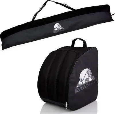Productafbeelding van Waterdichte ski set met tas en skischoenrugzak voor skis van 160 of 180 cm - ideaal voor wintersport