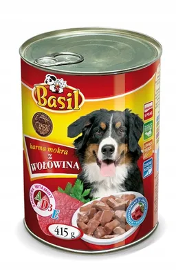 Zdjęcie produktu dla Karma Basil 415g z wołowiną dla psa 1szt. puszka