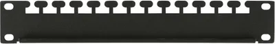 Produktbild von LOGON RAO300BL, Kabelmanagementtafel, Metall, Schwarz