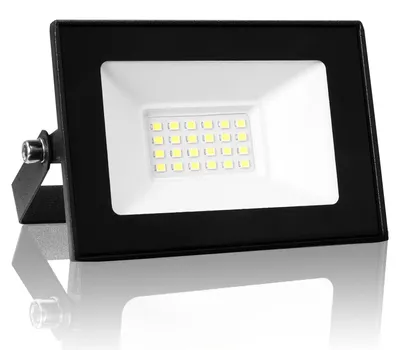Produktbild von LED Außenstrahler 10–500 W, IP66 wasserdicht, Aluminium-Fluter, verstellbar, für Garten, Garage und Hof - 3000K 20 W