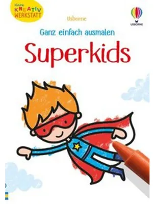 Obrázok produktu pre Malá tvorivá dielňa - Jednoduché vyfarbovanie: Superkids
