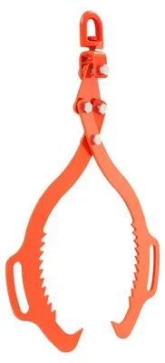 Productafbeelding van VEVOR professionele klemmen, 609-710 mm met 2 kaken, draagvermogen 500 kg, roterende klem, adelaarspoot ontwerp, geschikt voor vrachtwagens, tractoren, vorkheftrucks