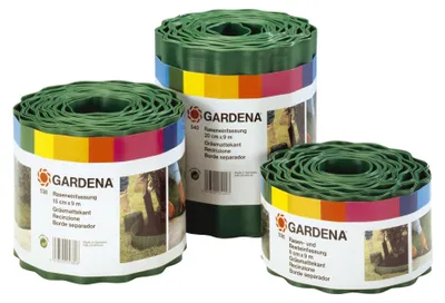 Produktbild von Raseneinfassung, 20cm hoch (grün)