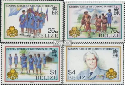 Produktbild von Briefmarken Belize 1987 Mi 964-967 (kompl.Ausg.) postfrisch Pfadfinderinnen