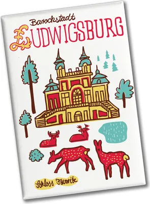Produktbild von Ludwigsburg Wimmelbild Souvenir Magnet