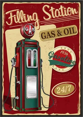 Produktbild von Bildplakat im Rahmen 33x43 cm Garage P1858
