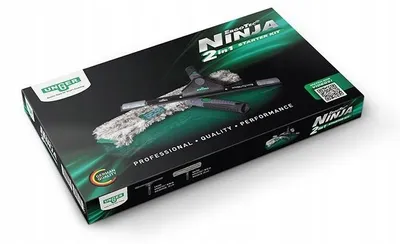Produktbild von Unger Ergotec Ninja 2-in-1 Fensterreinigungsset 35 cm-Präzision und Komfort