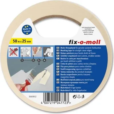 Image de Ruban de crêpe plat fix-o-moll 50m x 25mm