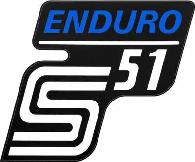 Zdjęcie produktu dla Okladka boczna z folii samoprzylepnej "S51 Enduro" - Niebieska