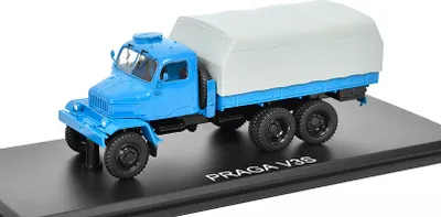 Zdjęcie produktu dla Praga V3S Valnik z plandeką - niebieski SSM 1:43