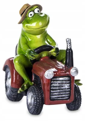 Produktbild von Art-Pol Frosch Figur auf Traktor lustige Dekoration