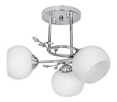 Zdjęcie produktu dla Activejet Żyrandol klasyczna lampa sufitowa wisząca IRMA Nikiel potrójna 3xE27 do salonu, 3 szt., E27, IP20, Srebrny