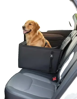 Productafbeelding van Autostoel voor honden, waterdicht, met verstevigingsframe, in legergroen