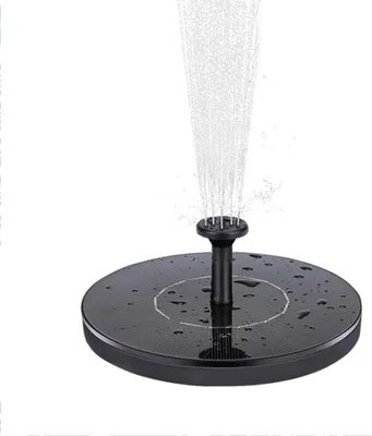 Produktbild von Solarpumpe Solar Springbrunnen 1.5 Watt Wasserspiel Teichpumpe Fontäne, für Gartenteich, Balkonbrunnen und Außendekoration