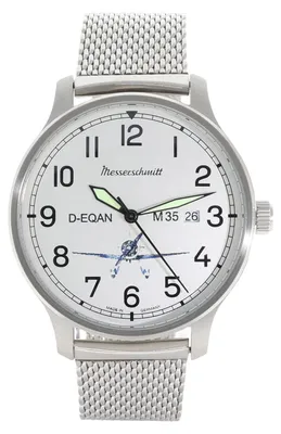 Messerschmitt M-35Q-SM Herrenarmbanduhr M35 Quarz mit Mesh-Band 1