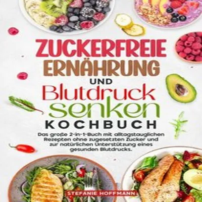 Immagine prodotto di Zuckerfreie Ernährung und Blutdruck senken Kochbuch
