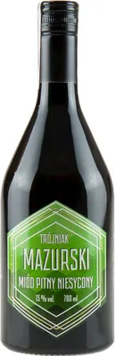 Obrázok produktu pre Mazurski Trojniak med (tretí) 0,7L | Medovina med víno medovina víno med medovina | 700 ml | 13% alkoholu | Mazurskie Miody