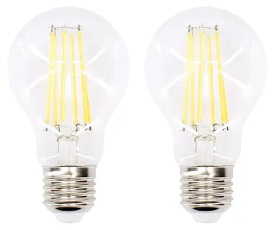 Productafbeelding van Bemko LED Peerlamp A60 E27 Helder - 12W 720lm 4000K - Neutraalwit - Vervangt 100W - 2 stuks