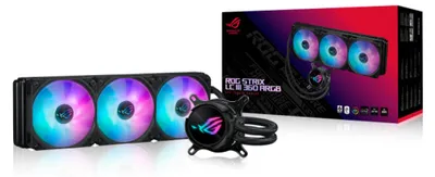 Zdjęcie produktu dla ASUS ROG STRIX LC III 360 ARGB, Chłodnica cieczy all-in-one, 12 cm, Czarny
