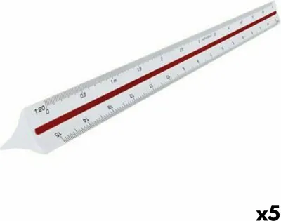 Obrázek produktu pro Pravítko Maped White 30 cm (5 kusů)