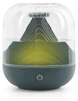 Immagine prodotto di Umidificatore a ultrasuoni - Diffusore di aromi - Serbatoio da 700 ml - Ricarica USB 5 V - Funzionamento silenzioso - Luce notturna - Portatile - Verde