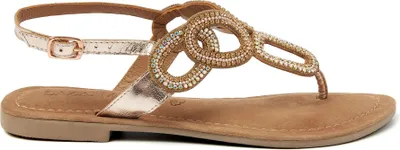 Produktbild von Lazamani Kate Damen Ledersandalen Peach Größe 40