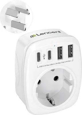 Productafbeelding van Reisadapter voor Australië, EU-naar-Australië Type I-reisadapter