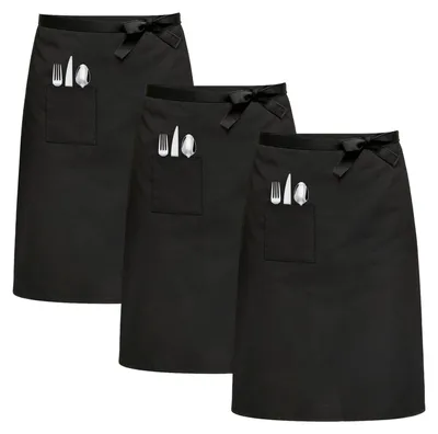 Imagen del producto de Delantales de cocina con bolsillos, de 68 x 70 cm, color , para uso en cocina y hostelería
