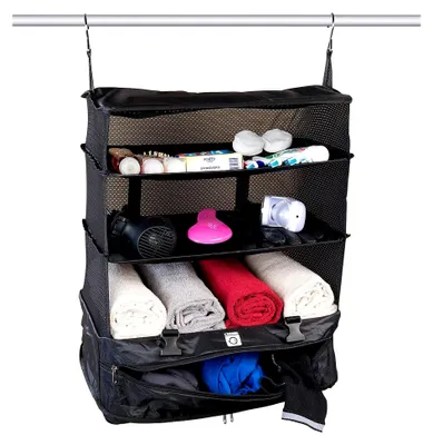 Produktbild von Packtaschen Koffer: XXL-Koffer-Organizer, Packwürfel zum Aufhängen, 45 x 64 x 30 cm (Organizer-Tasche für, Gepäckorganizer-Tasche, Regal)