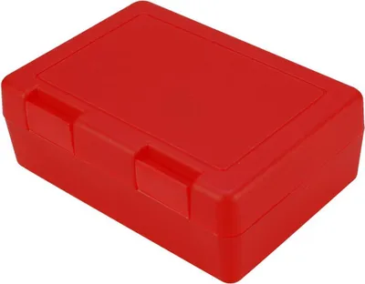 Obrázek produktu pro Dětská krabička na oběd "Dinnerbox" - BEZ BPA &  GERMANY - Krabička na oběd s bezpečným uzávěrem, robustní krabička na oběd pro děti a dospělé - trendy červená PP
