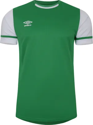 Image de Umbro - Tee-shirt "Cavelle" pour homme UO2420 (XL) (Émeraude/ Blanc brillant)