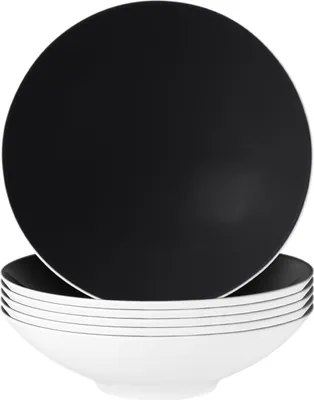 Produktbild von Seltmann Weiden Life Fashion Suppenteller ø 20 cm 6er Set - Glamorous Black
