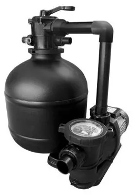 Produktbild von Sandfilteranlage mit 12 m³/h Durchflussmenge und 600W Pumpe für oberirdische Schwimmbäder