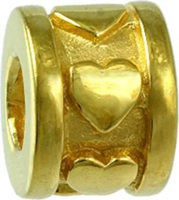 Image de Carlo Biagi perle de coeur argent European Beads BGPS04