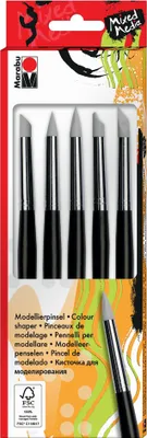 Immagine prodotto di Marabu Modellierpinsel-Set, Silikonspitzen