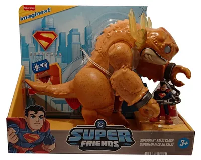 Produktbild von Fisher-Price Imaginext Superman Monster Spielzeug mit Lichtern, Soundeffekten und Actionfigur, 3 Jahr(e), Mehrfarbig, Kunststoff