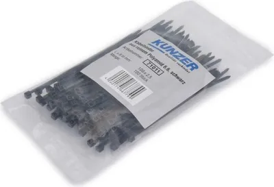 Obrázok produktu pre Kunzer káblové pásky čierne 100X2,5 100 balení 71011
