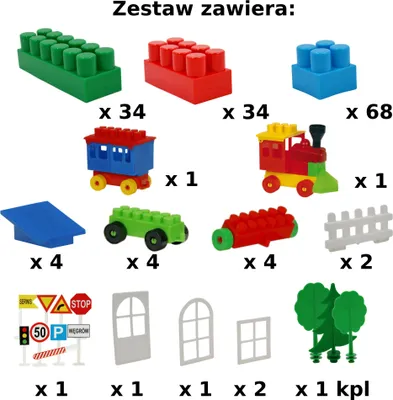 Obrázok produktu pre Baczek WK 0011, Stavebnica, 200 kusov, 1,11 kg