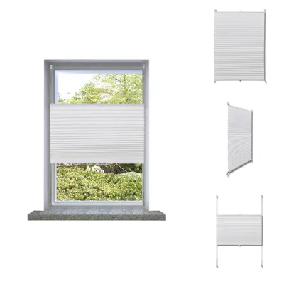 Zdjęcie produktu dla vidaXL Rolety plisowane 60×100 cm białe - Żaluzje i rolety