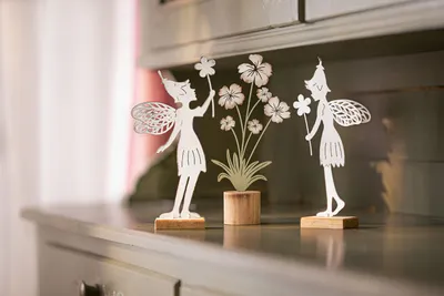 Produktbild von Dekofigur Engel Trauer Polyresin 17cm – Grabschmuck