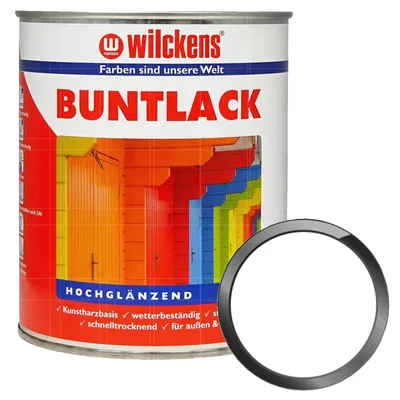 Produktbild von WILCKENS Buntlack Hochglänzend 0.375 Liter RAL 9010 Reinweiss