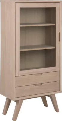 Zdjęcie produktu dla AC Design A-Line, Witryna, Wolnostojące, Szafka przyścienna, 2 pół., 1 drzw., Dąb