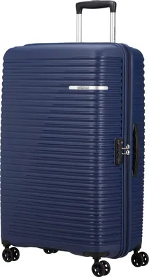 Immagine prodotto di American Tourister Set di bagagli American Tourister - Set Liftoff da 3 pezzi - Bagaglio a mano + M/L - Blu notte