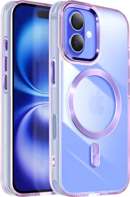 Produktbild von Avizar, MagSafe Hülle für Apple iPhone 16 Plus Cristal Color, Violett