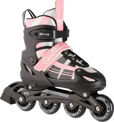 Produktbild von Nh18366A 2In1 Pink-Weiss Gr. L (39-42) Rollschuhe Mit Hockey-Ärmel Nils Extreme
