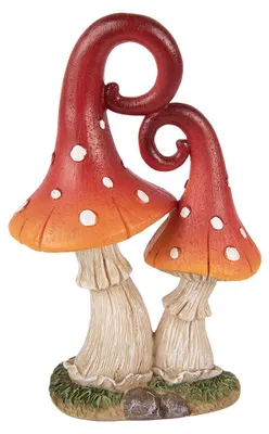 Produktbild von Clayre & Eef Figur Pilz Rot Kunststoff