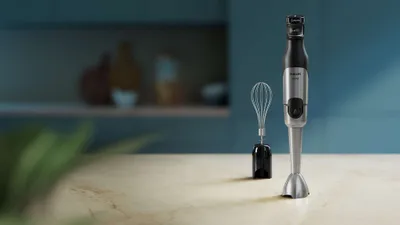 Obrázek produktu pro Philips 5000 series HR2682/00 Ruční mixér, Ponorný mixér, Pulzní spínač, 1,2 m, 1200 W, Černá, Nerezová ocel