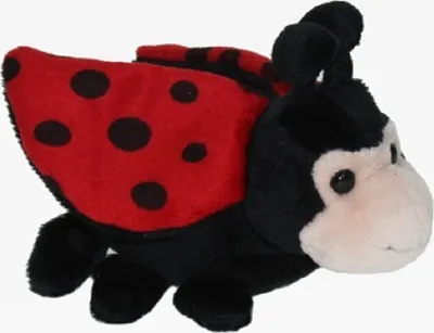 Produktbild von Stofftier Marienkäfer 14 cm, Kuscheltier, Plüschtier, Glückskäfer Glücksbringer