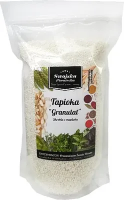 Skrobia TAPIOKA Granulat - zagęstnik 1Kg Swojska Piwniczka